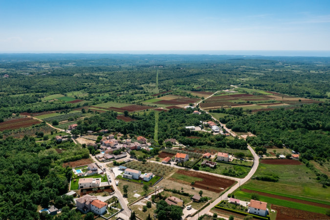 Aerial photos, VILLA ANSI Luxury holiday home near Vi&scaron;njan in Istria VI&Scaron;NJAN/ISTRA/CROATIA